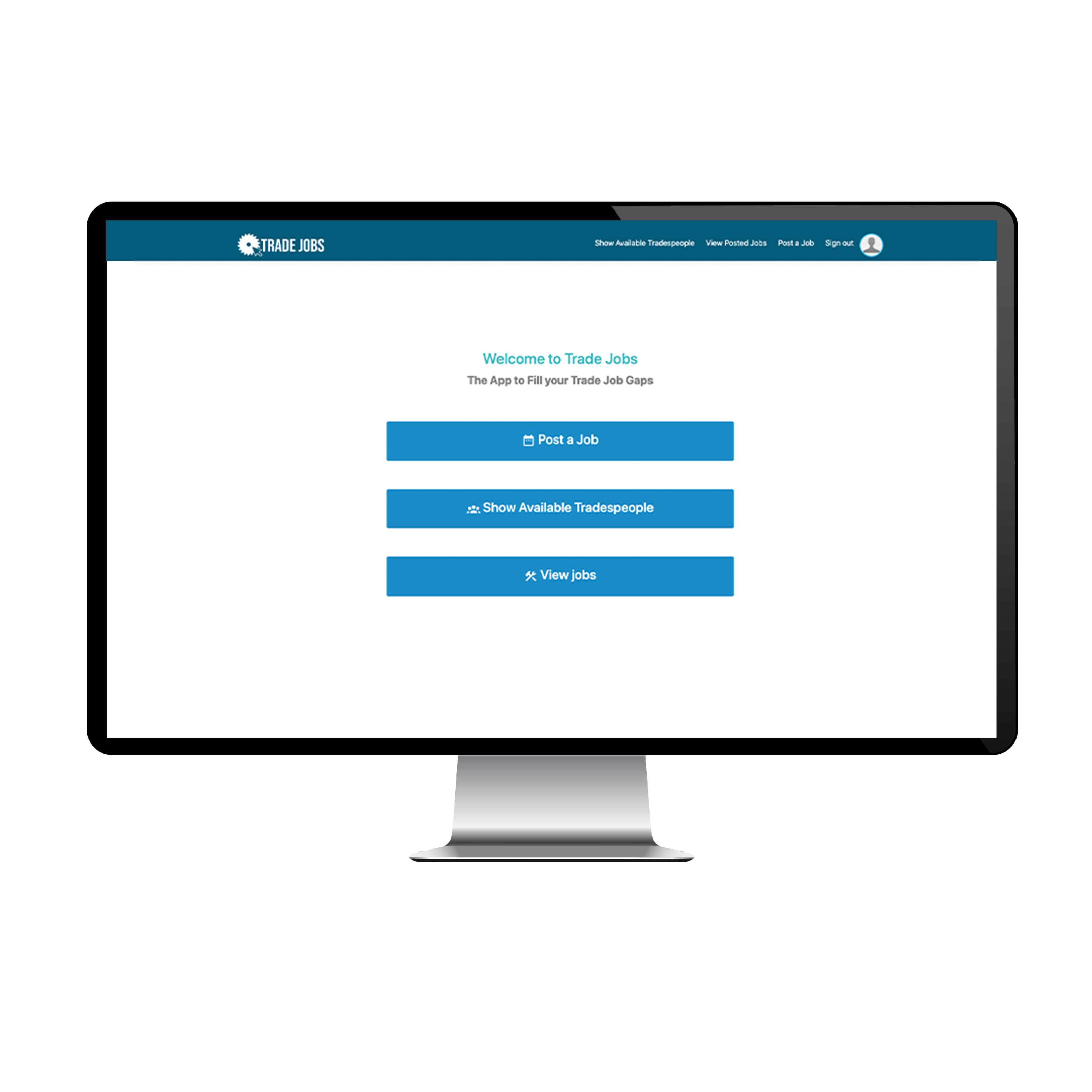 Trade Jobs Platform Visual